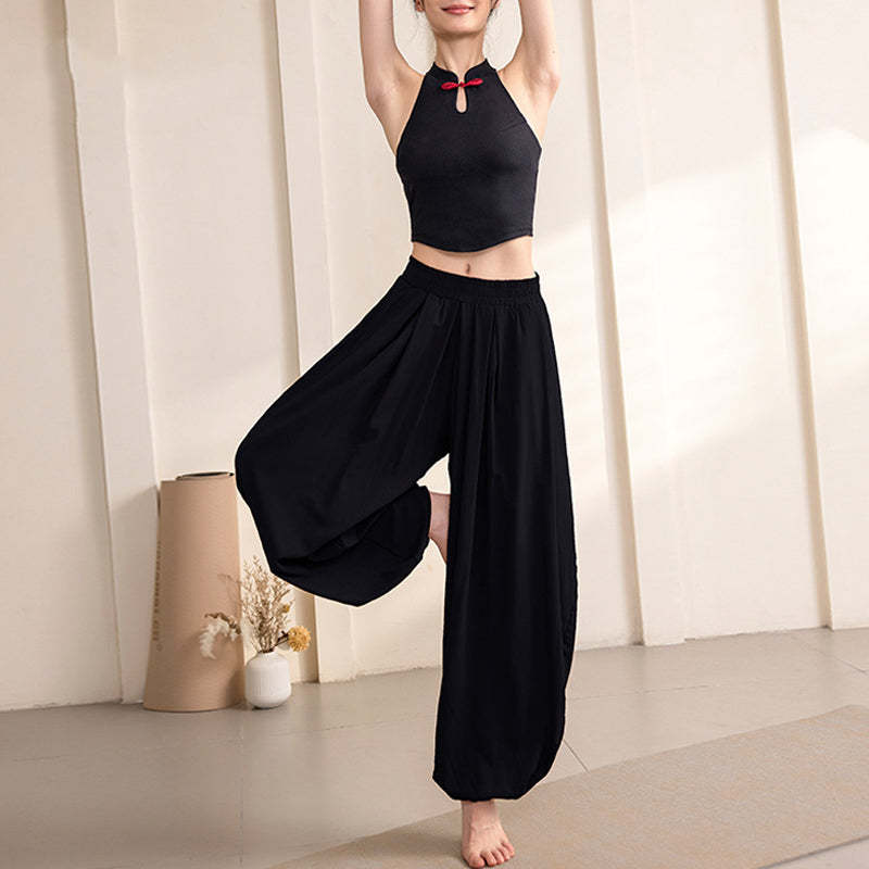 Simple Design Trousers Sports Fitness Yoga Women's Yoga Pants