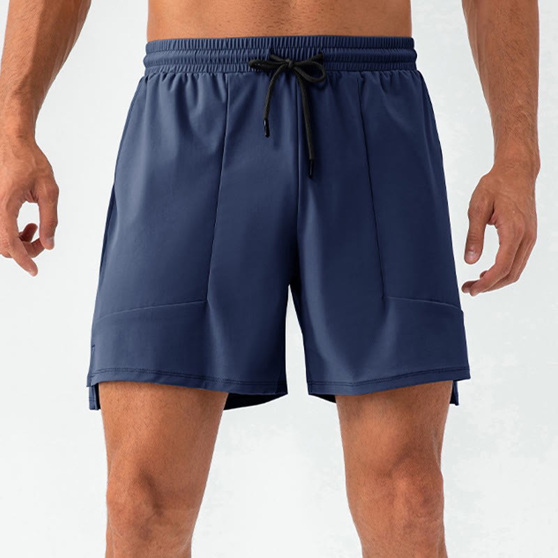 Men's Casual Quick Dry Sports Shorts With Pockets