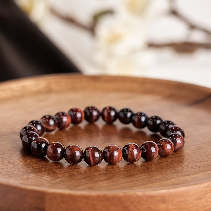 Natural Tiger Eye Healing Bead Bracelet