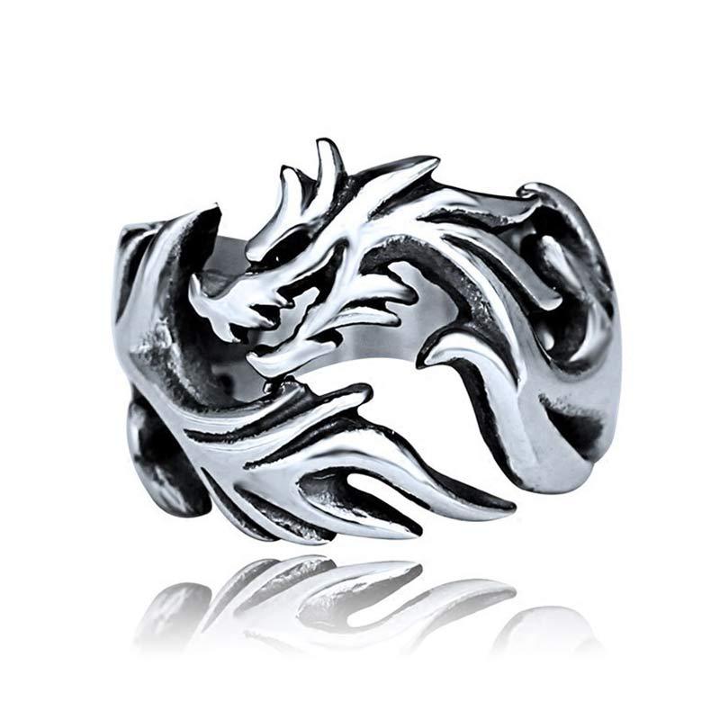 Dragon Pattern Protection Strength Adjustable Ring