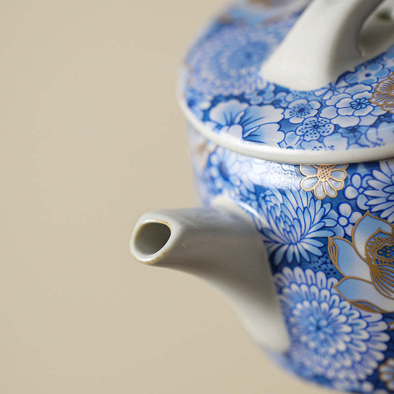 Lotus Chrysanthemum Plum Blossom Flower Teacup Kung Fu Tea Cup Teapot
