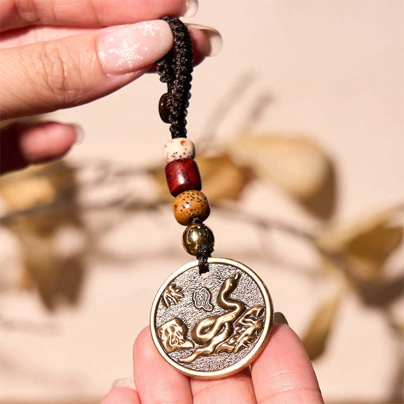 Lucky Healing The Year of The Snake 2025 Jade White Crystal Red String Protection Bundle