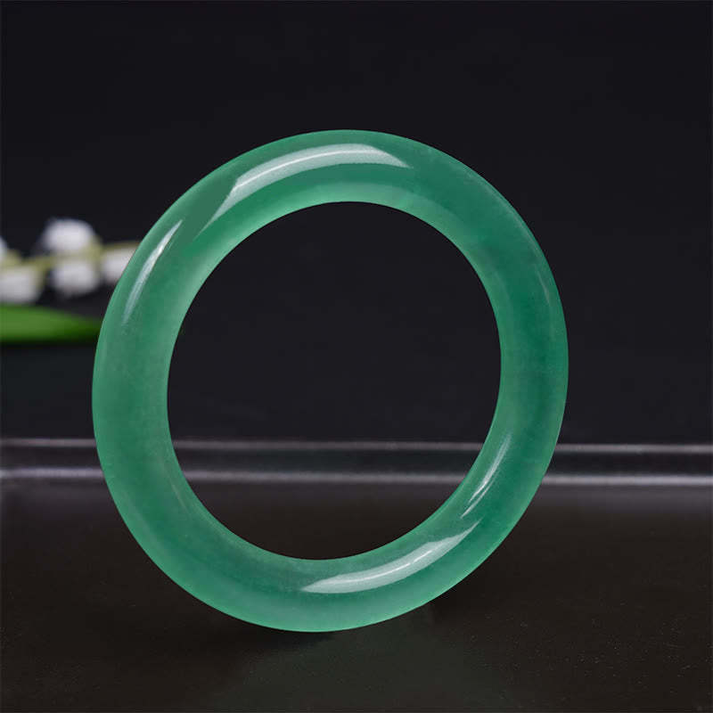 Natural Jade Luck Prosperity Bracelet Bangle