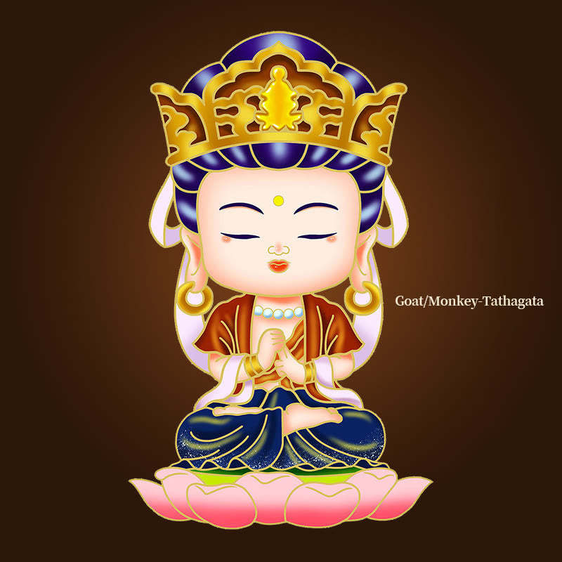 Chinese Zodiac Natal mystic zen Blessing Wealth Fortune Fridge Phone Sticker