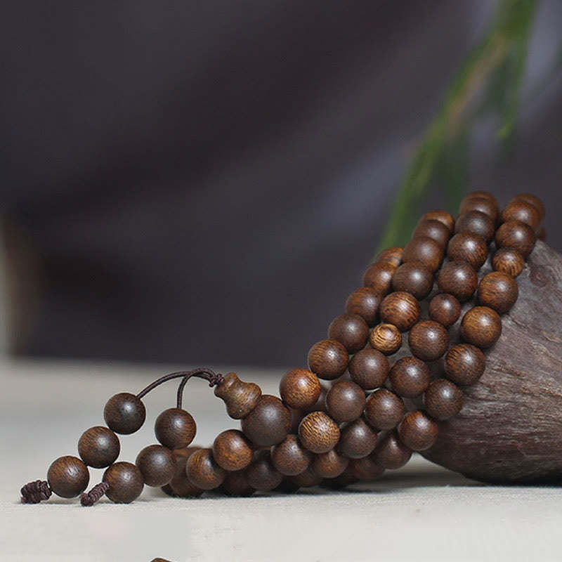 Cambodia Qinan Agarwood Nine Points Sinking Water Balance Bracelet