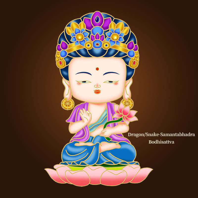 Chinese Zodiac Natal mystic zen Blessing Wealth Fortune Fridge Phone Sticker