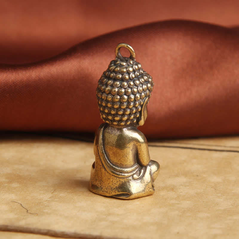 mystic zen Compassion Copper Keychain Pendant Decoration