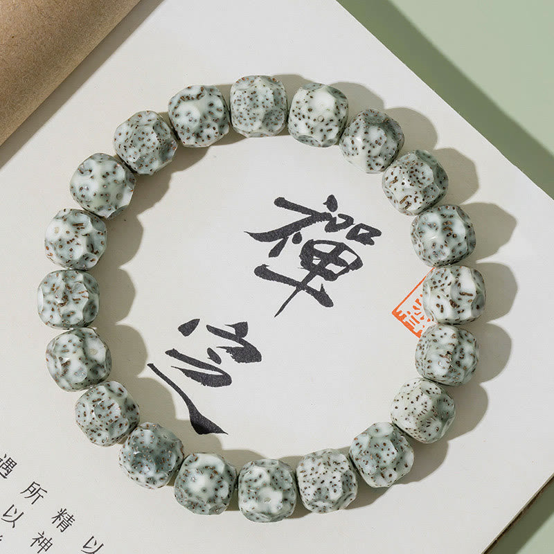Natural Colorful Bodhi Seed Auspiciousness Wealth Bracelet