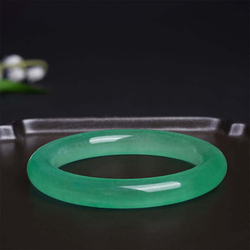 Natural Jade Luck Prosperity Bracelet Bangle