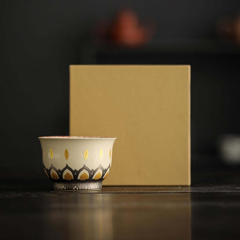 Dunhuang Color Thousand mystic zens Teacup Kung Fu Tea Cup 100ml