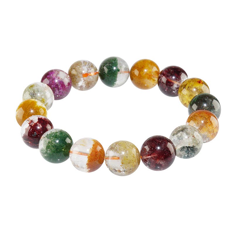 Natural Various Gemstone Crystal Love Bracelet