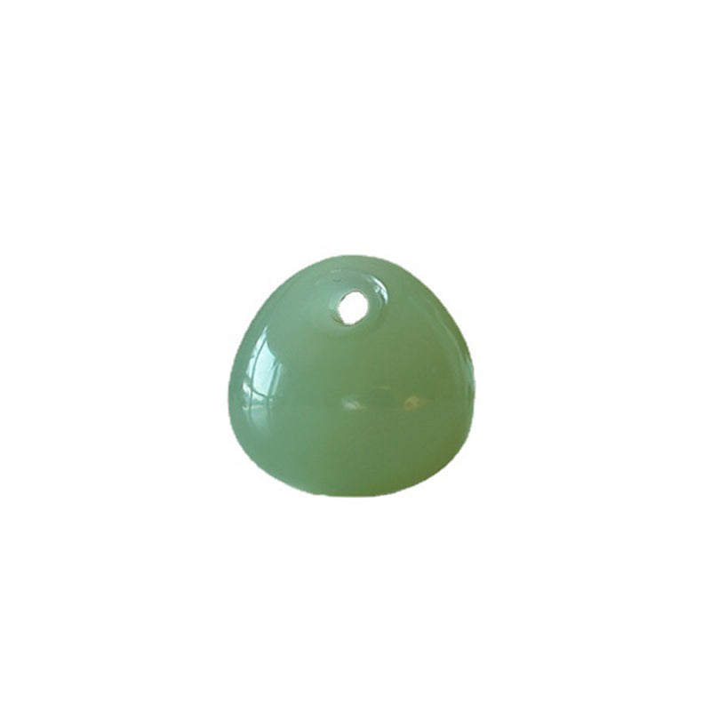 Natural Jade Luck Prosperity Necklace Pendant (Random Color)