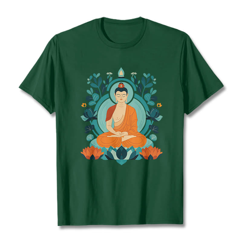 Lotus mystic zen Meditation Tee T-shirt