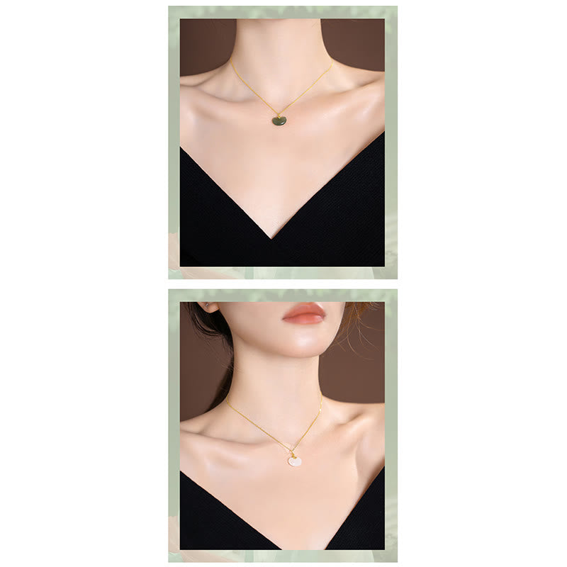925 Sterling Silver Natural Hetian Jade Cyan Jade Luck Laughing mystic zen Butterfly Necklace Pendant