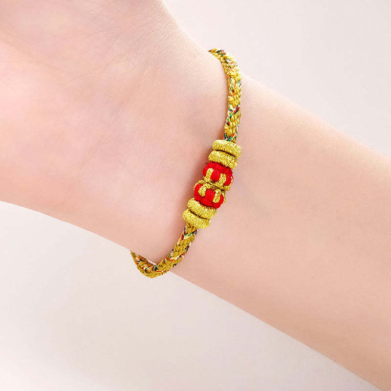 Chinese Zodiac Natal mystic zen Colorful Strings Luck Bracelet