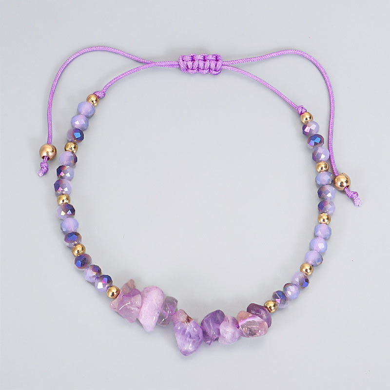 Amethyst Purify Knit Bracelet