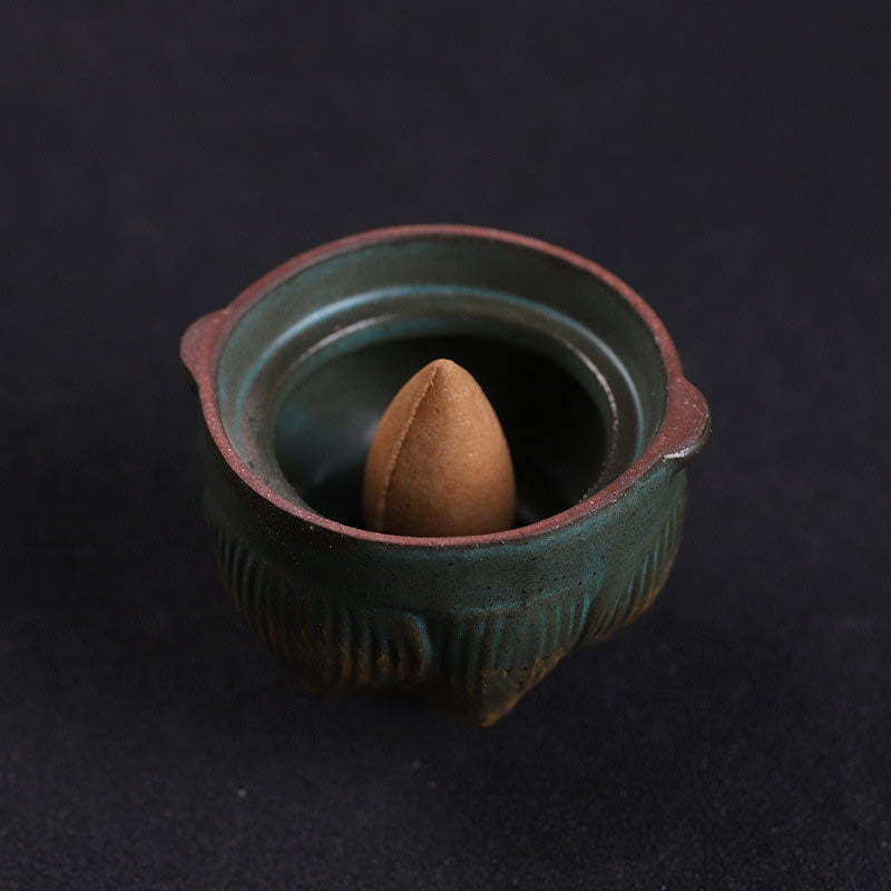 Lotus Meditation Hanging Incense Burner Decoration