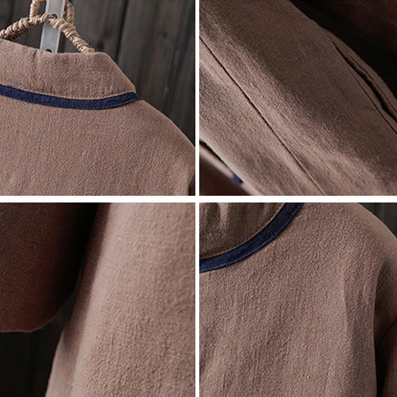 Loose Mid-length Coat That Goes Over The Knee Cotton Women's Jacket Shirts Clothing