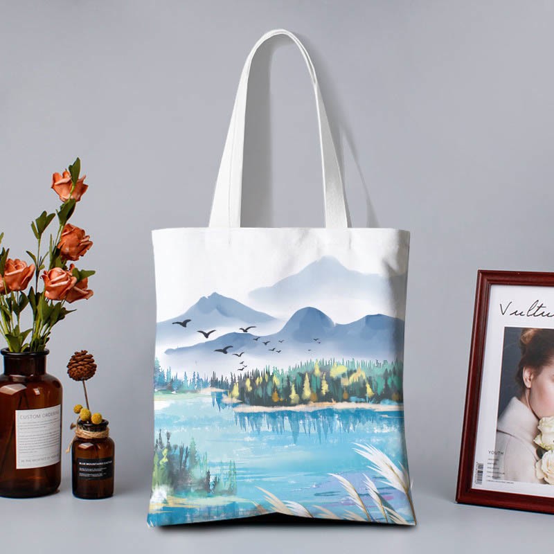 Canvas Colourful Shoulder Bag