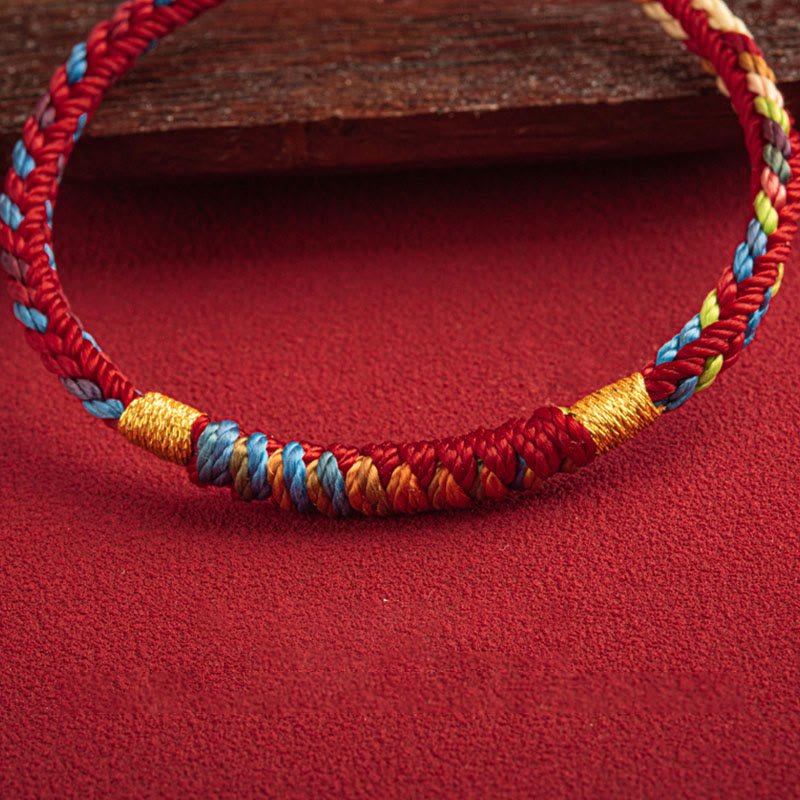May You Be Safe And Lucky In The Year Ahead Multicolored Bracelet