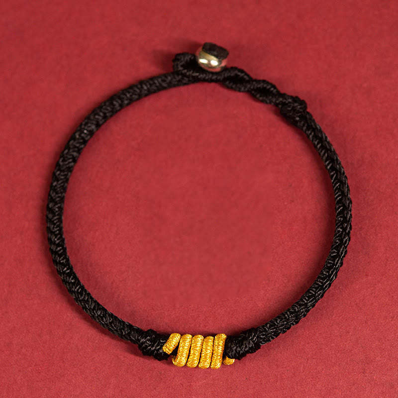 Handcrafted King Kong Knot Luck Protection Braid Rope Bracelet