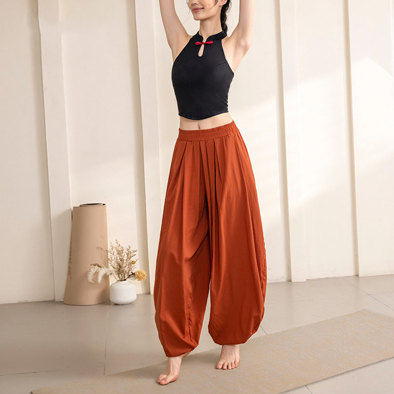Simple Design Trousers Sports Fitness Yoga Women's Yoga Pants
