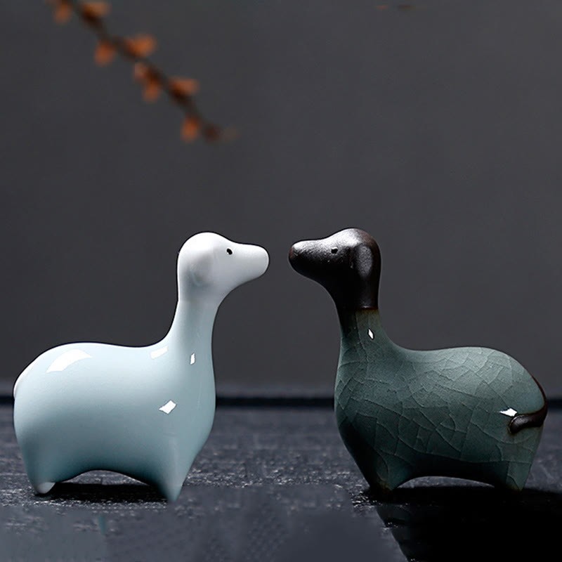 Chinese Zodiac Ceramic Tea Pet Home Decoration