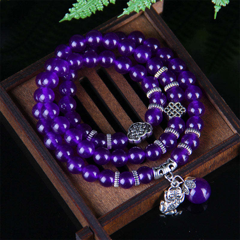 The Amethyst Pixiu Wealth Bracelet