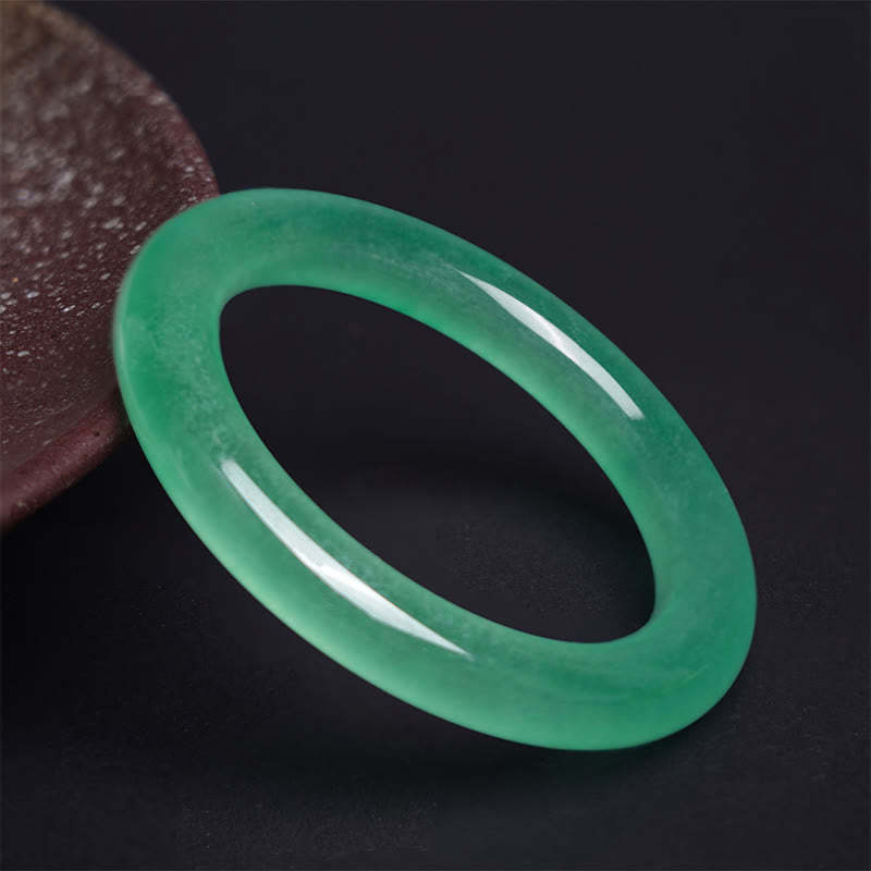 Natural Jade Luck Prosperity Bracelet Bangle
