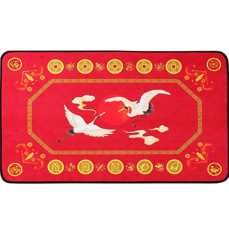 Five Elements Lucky Crane Gourd Kirin Dragon Axe Nine Koi Fish Non-slip Foot Pad Doormat