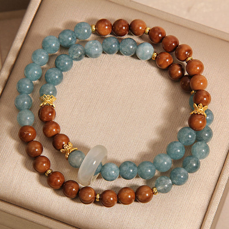 Kuka Seed Jade Wealth Luck Bracelet