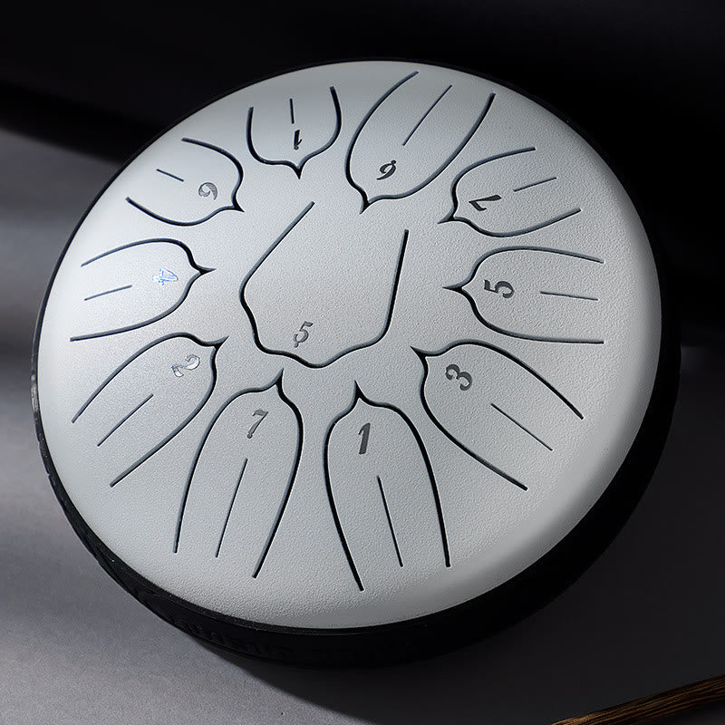 Steel Tongue Drum Sound Healing Meditation Yoga Lotus Drum Kit 11 Note 6 Inch