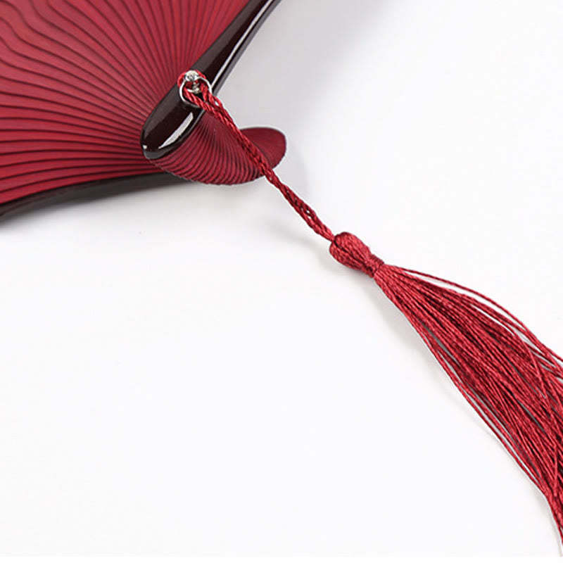 Retro Bamboo Hollow Engraving Handheld Bamboo Folding Fan