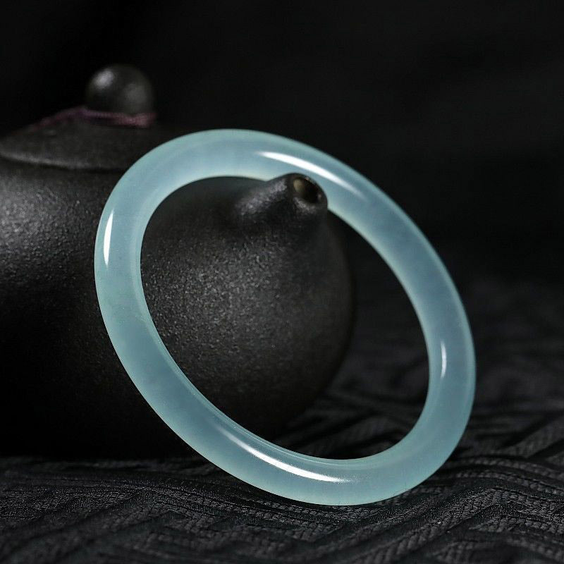 Natural Jade Healing Blessing Bangle Bracelet
