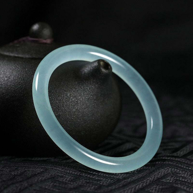 Natural Jade Healing Blessing Bangle Bracelet