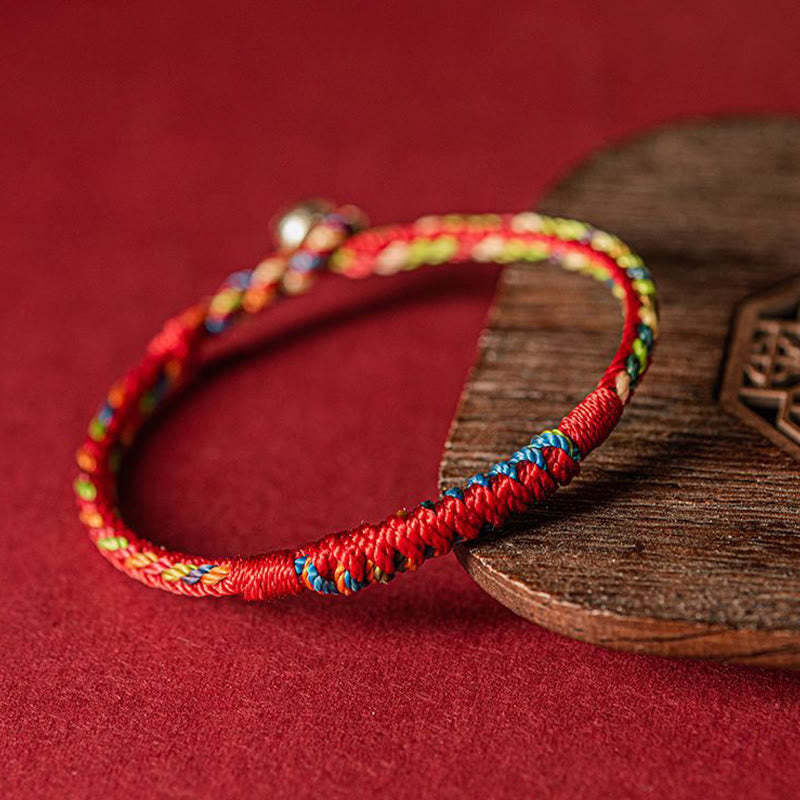 Handmade Five Color Thread Protection Bracelet