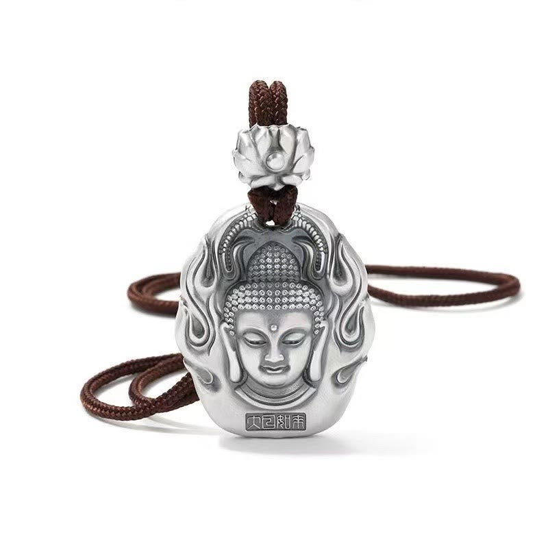 Chinese Zodiac Natal mystic zen Om Mani Padme Hum Lotus Compassion Necklace Pendant