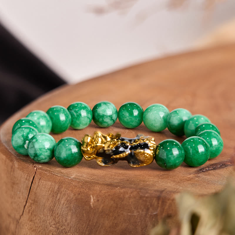 FengShui PiXiu Jade Protection Bracelet