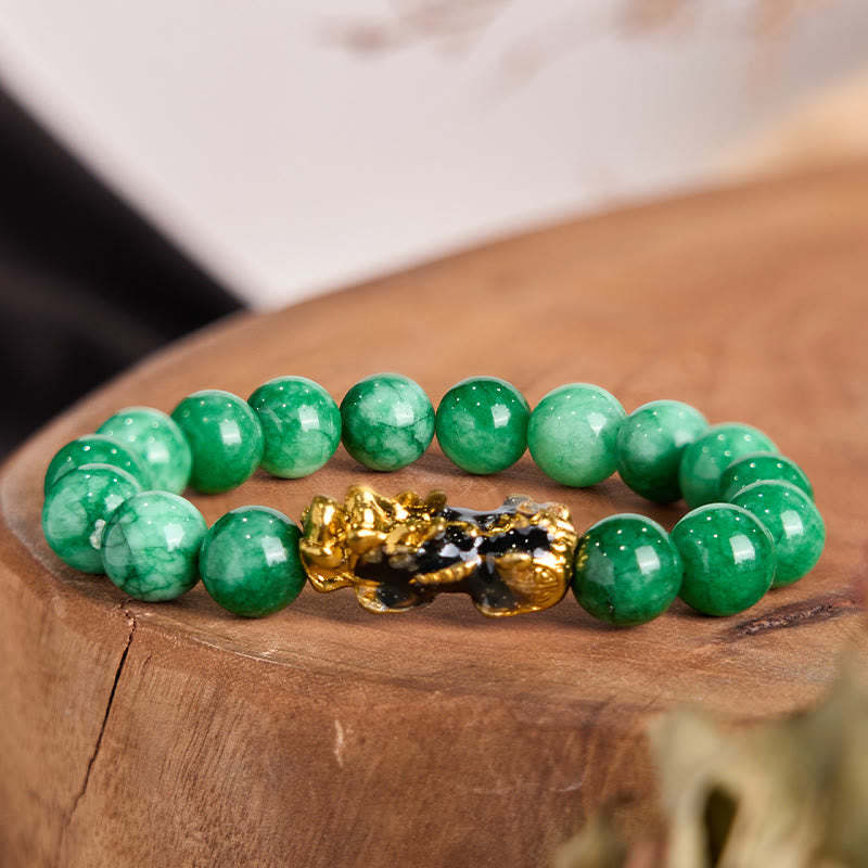 FengShui PiXiu Jade Protection Bracelet