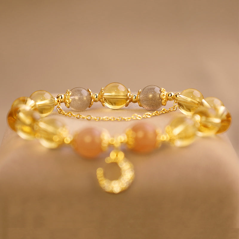 Blessed Moon Citrine Abundant Energy Bracelet