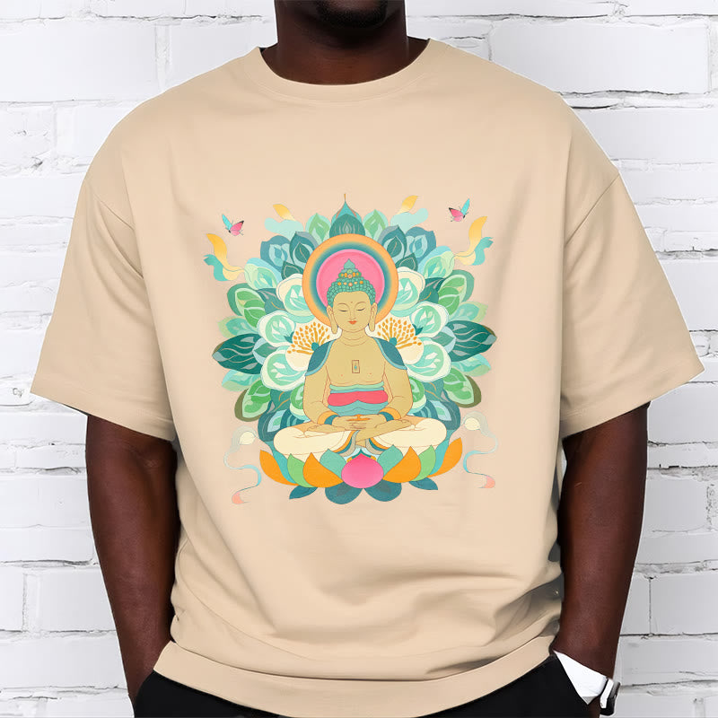 Butterfly Lotus mystic-zen-Inspired Tee T-shirt