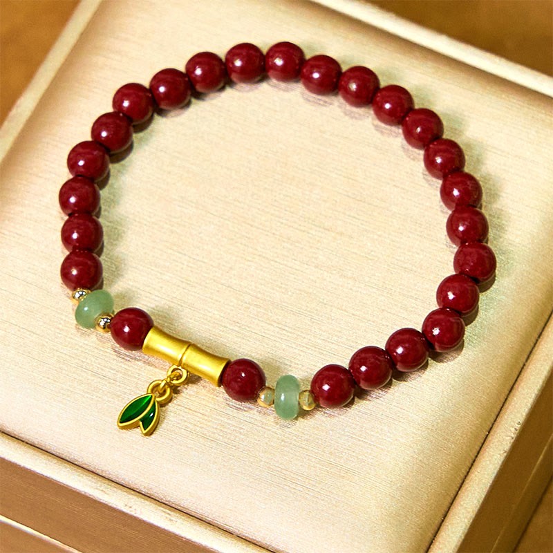 Cinnabar Bamboo Concentration Bracelet