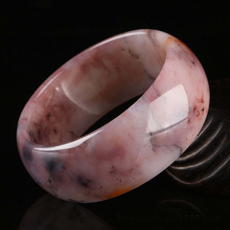 Purple Jade Happiness Protection Bracelet Bangle