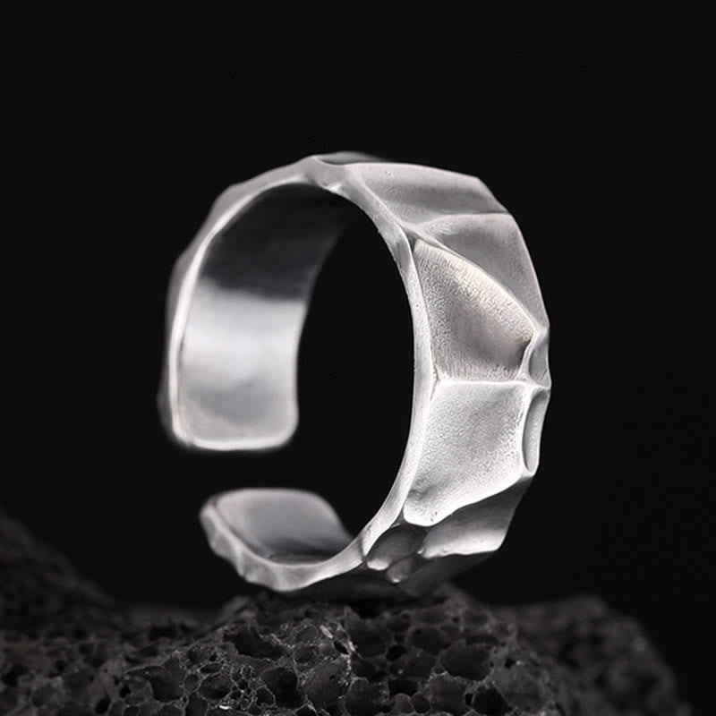 999 Sterling Silver Adjustable Protection Ring