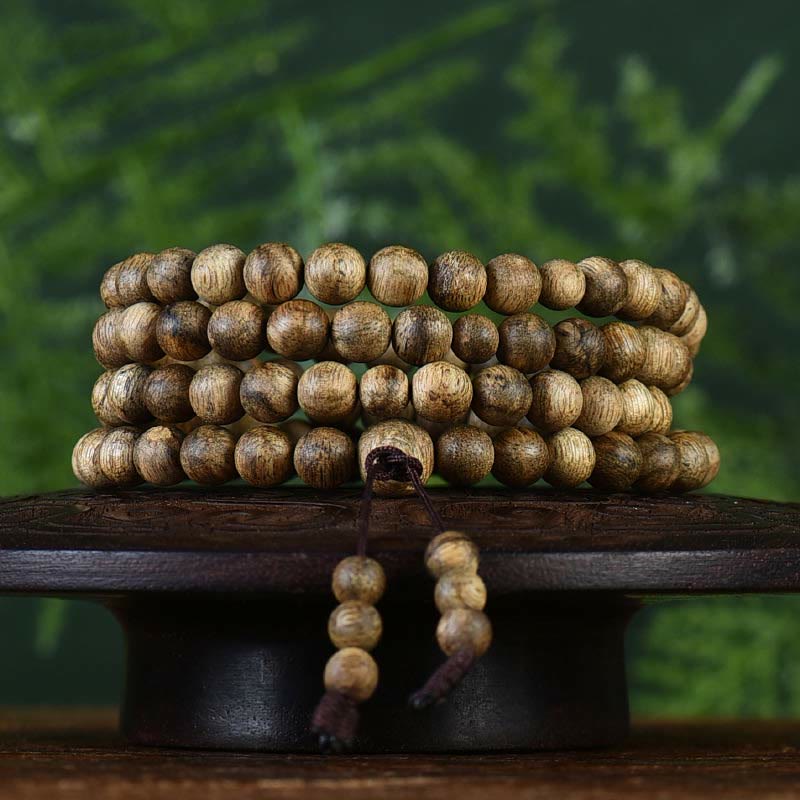 108 Mala Beads Hoi An Agarwood Ward Off Evil Spirits Bracelet