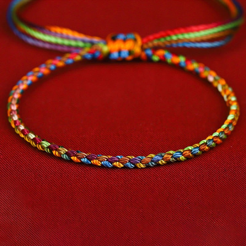 May all your wishes come true Lucky Multicolored Bracelet