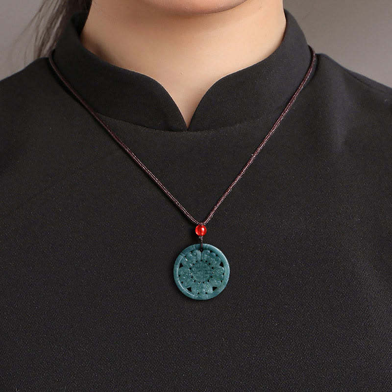 Jade Ingot Abundance Necklace Pendant