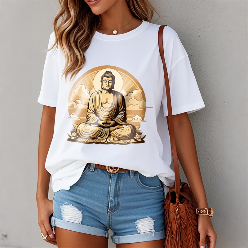 Sun Auspicious Clouds mystic zen Tee T-shirt