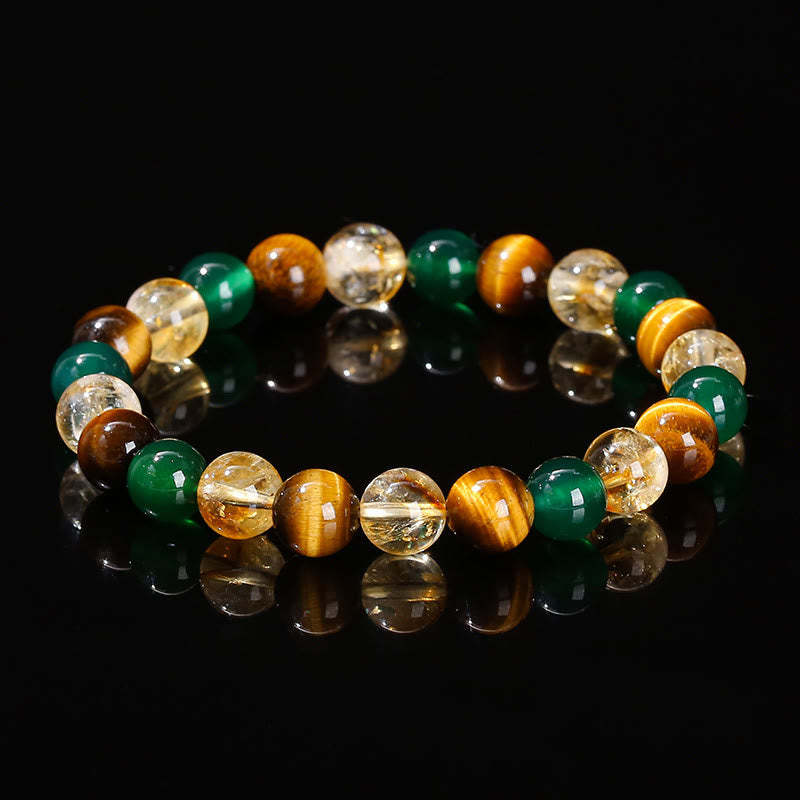 mystic zen Stone Various Tiger Eye Confidence Bracelet