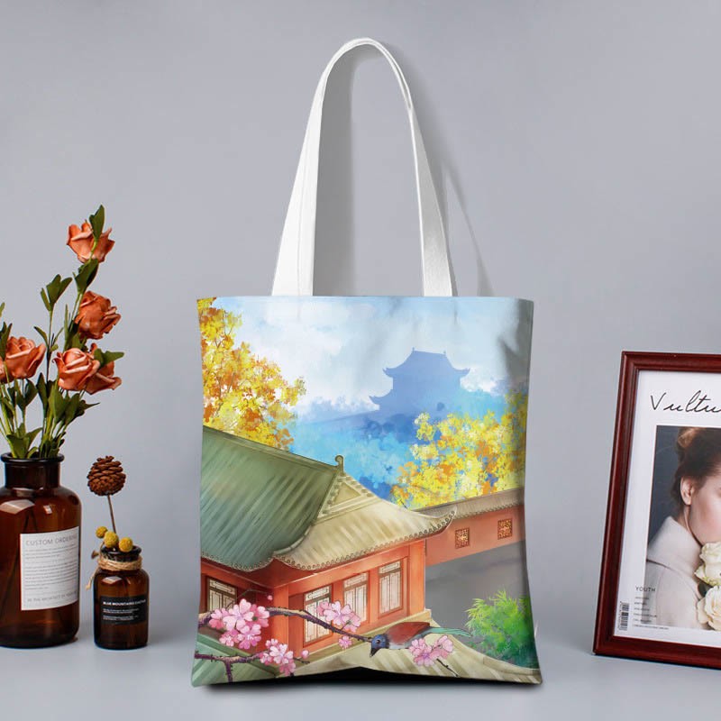 Canvas Colourful Shoulder Bag